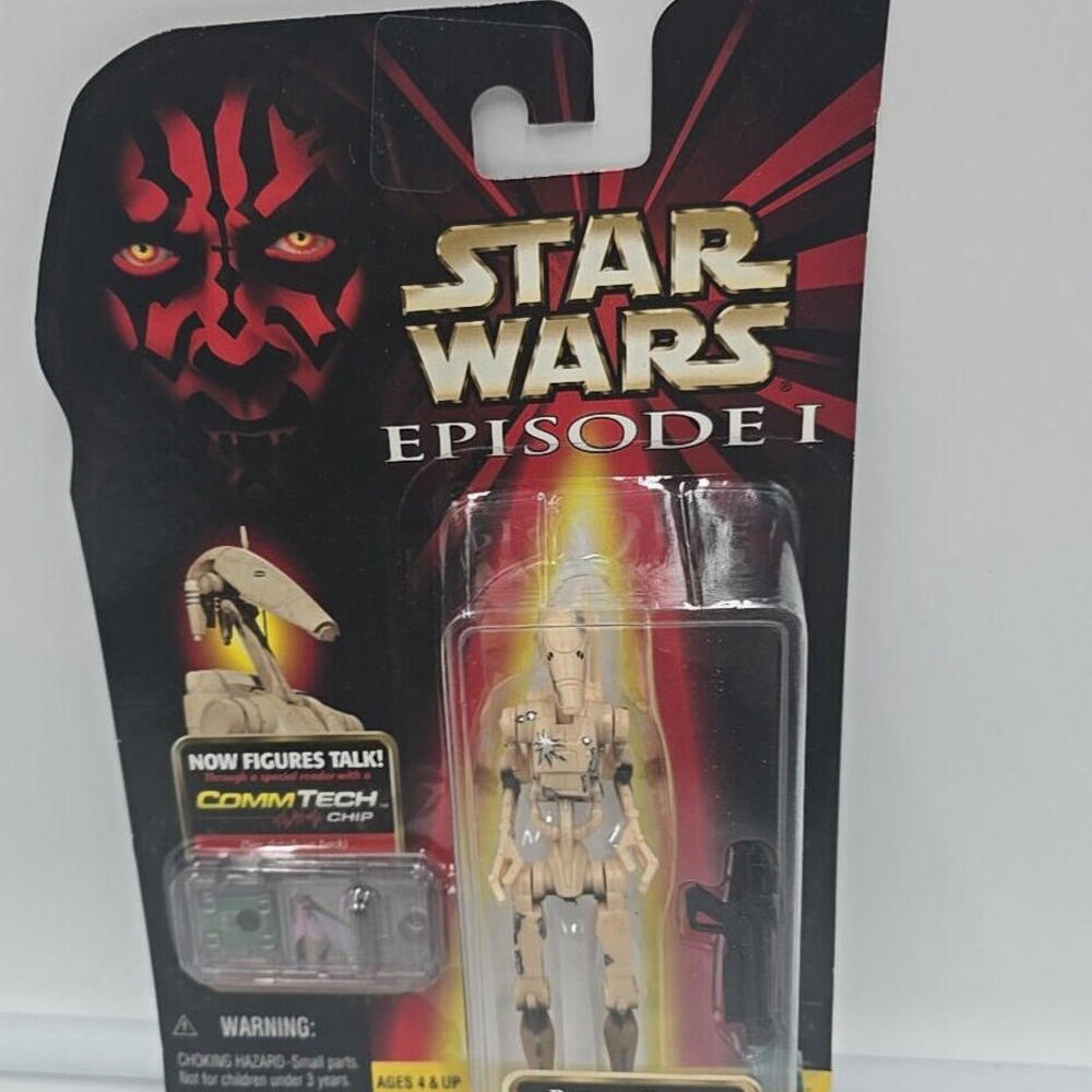 1998 Hasbro‎ Star Wars Episode 1 - Battle Droid Saber Damage Action Figure